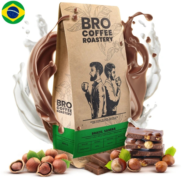 Кавові зерна Bro Coffee Roastery – Brazil Samba Premium 400 г