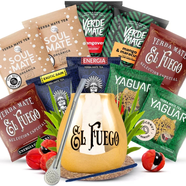 Набір Йерба Мате 10x50g Калабаш + Бомбілія