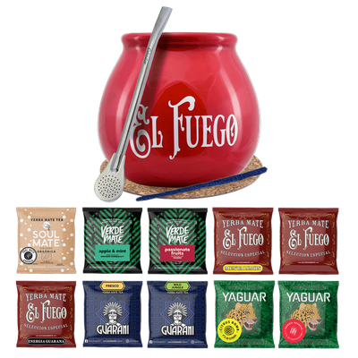 Набір Yerba Mate 10x50g Calabash Bombilla 500g