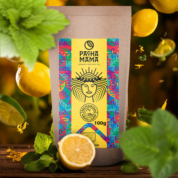 Guayusa Pachamama Menta Limon 100 г (органічна)