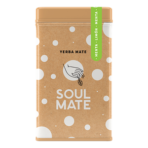 Yerbera – Металева банка + Soul Mate Orgánica Menta Limon 0,5 кг