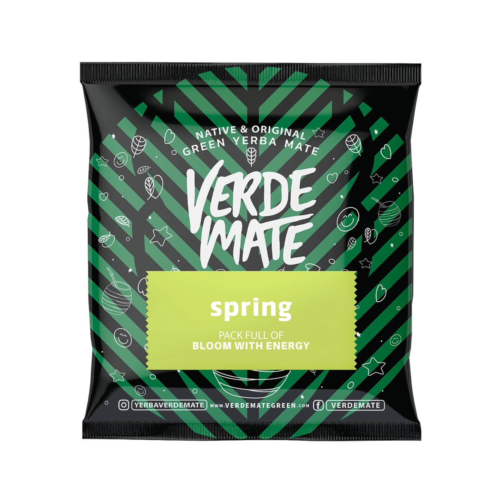 Verde Mate Green Rainbow - Close-up