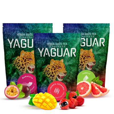 Набір Yerba Mate Yaguar різних типів 3х500г