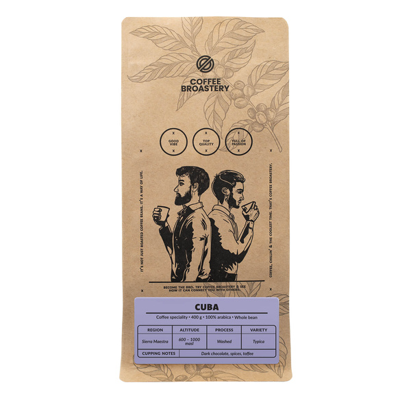 Кавові зерна Coffee Broastery - Cuba Sierra Maestra Speciality 400 г