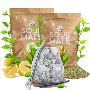 Набір Єрба-Мате Soul Mate Organica 2x500г 1кг Калабаш + Бомбілла