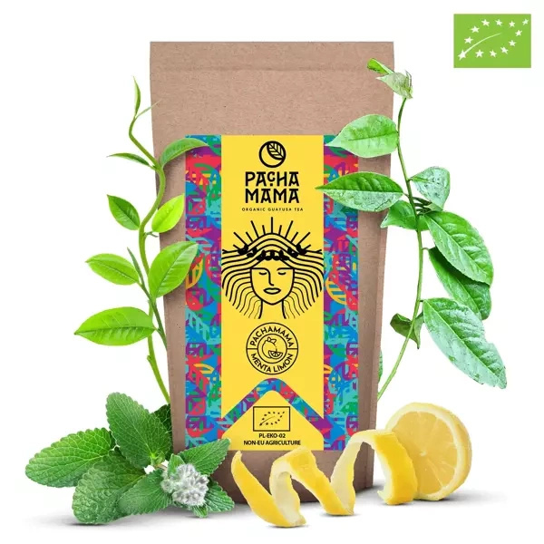 Guayusa Pachamama Menta Limón – органічний з м’ятою та лимоном – 250 г