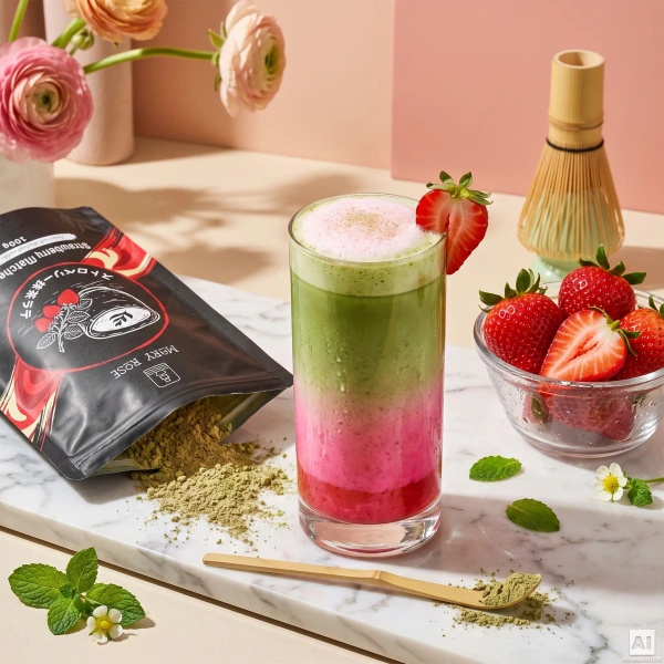 Mary Rose – Strawberry Matcha Latte 100 г