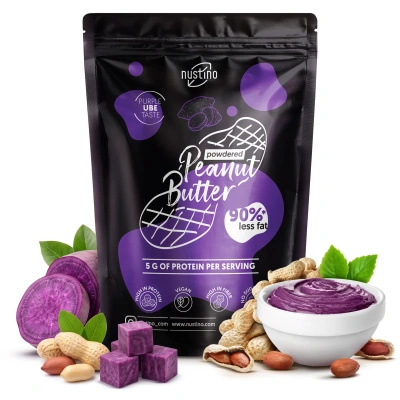 Nustino – Арахісове масло в порошку – Ube (без додавання цукру) 400 г